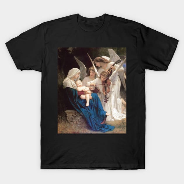 Our Lady Virgin Mary and Jesus Song of Angels T-Shirt by hispanicworld